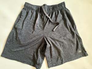 RBX Gray Heathered Athletic Drawstring Shorts s